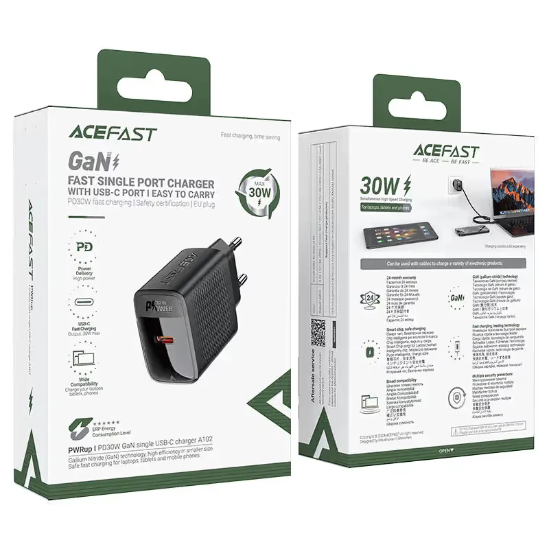Fast Charge Wall Charger A102 PD30W GaN