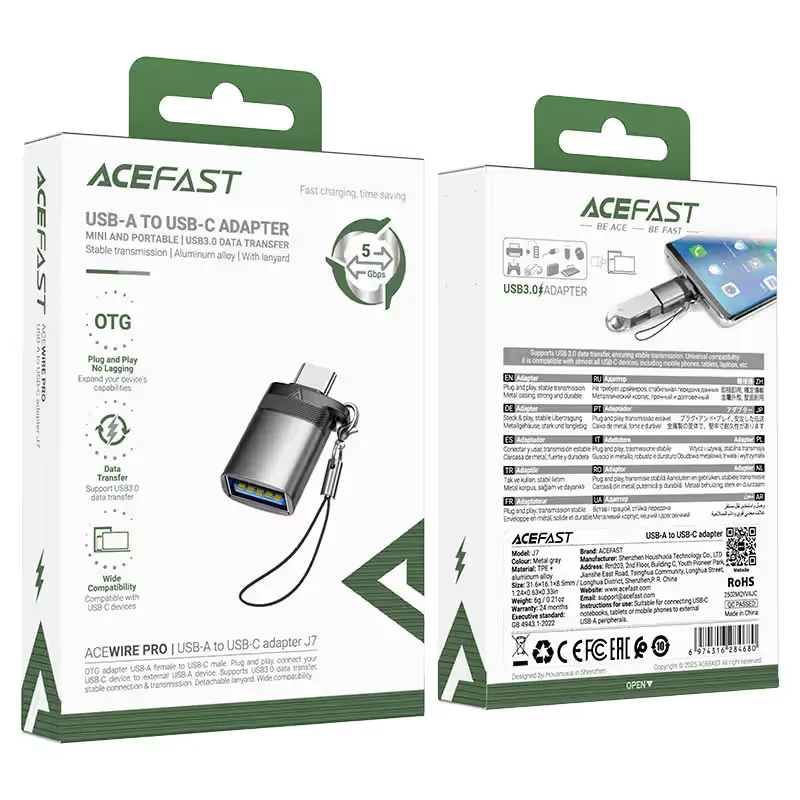 Adapter J7 USB-A to USB-C
