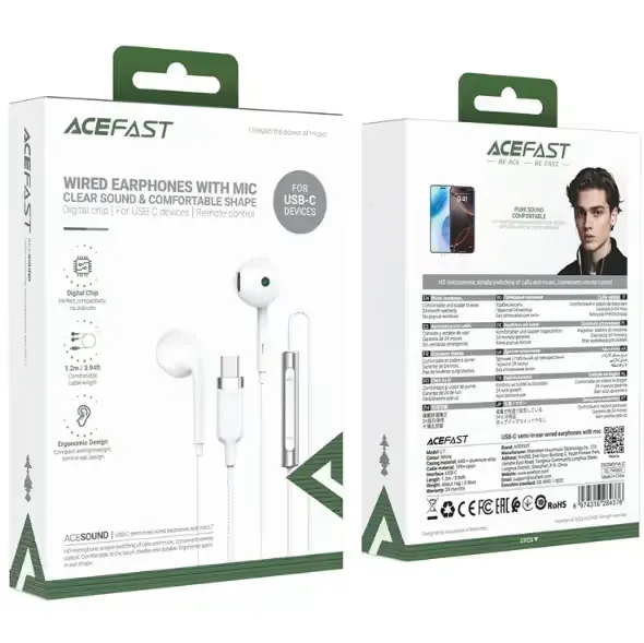 ACEFAST L7 USB-C Wired Earphones