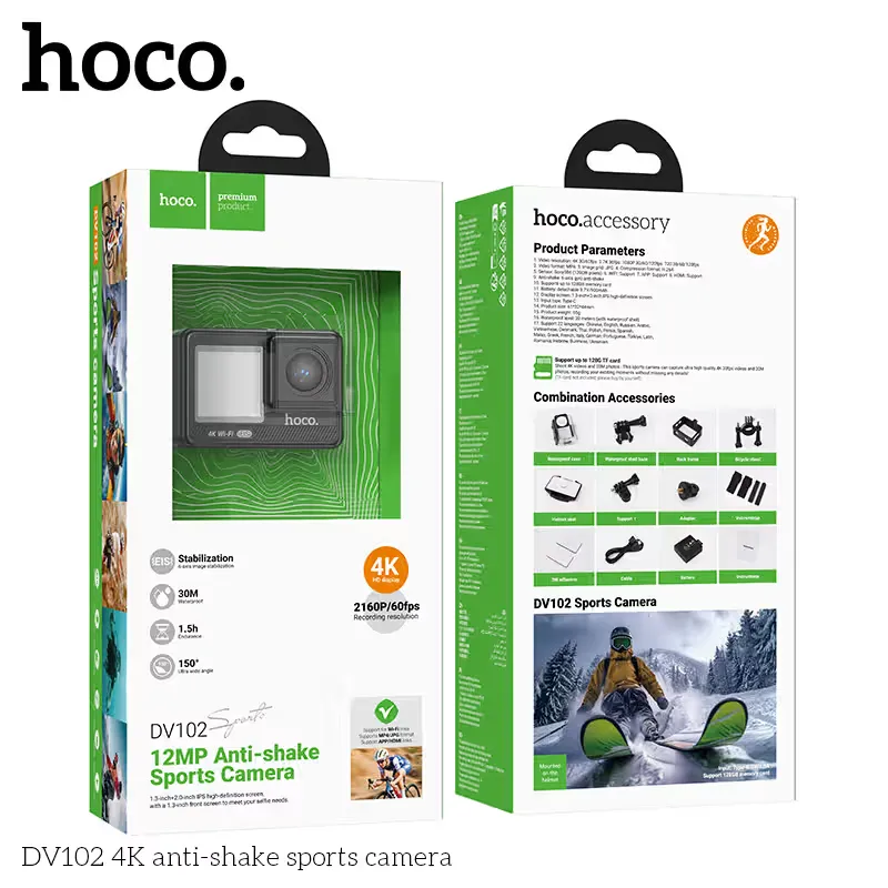 Hoco DV102 4K Action Camera