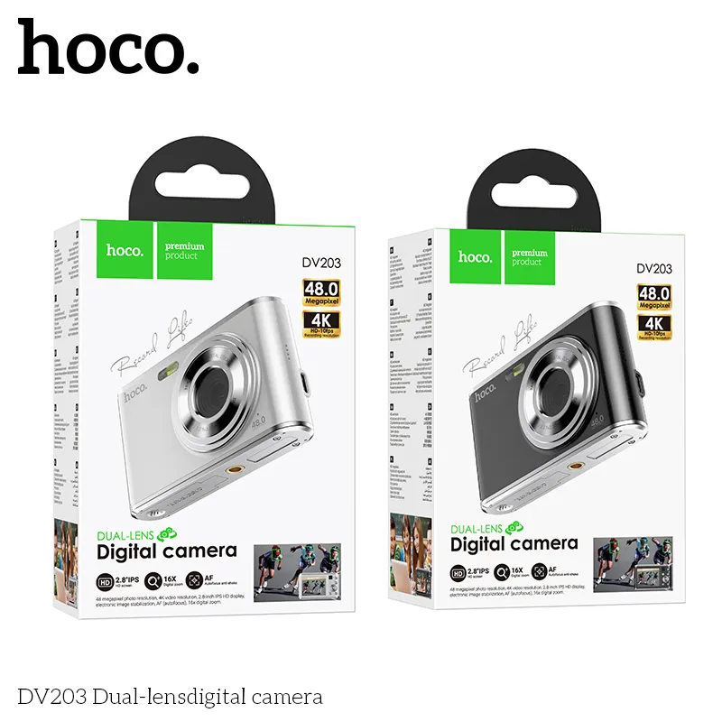 Hoco DV203 Dual Lens Digital Camera 4K