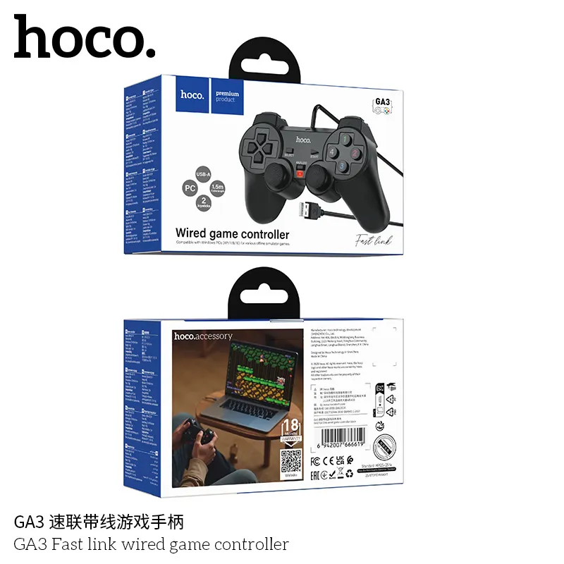 Hoco GA3 Fast Link Wired Gaming Controller