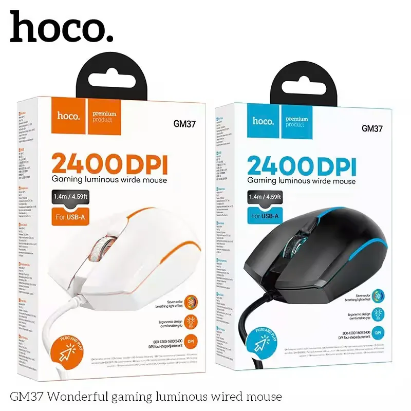 Hoco GM37 Wired Mouse