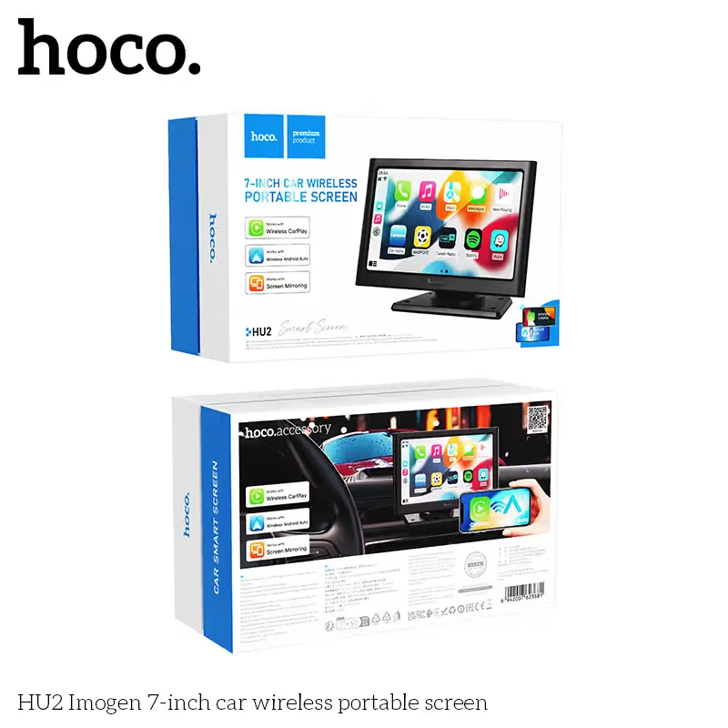 Hoco HU2 Imogen 7-inch Wireless Car Monitor