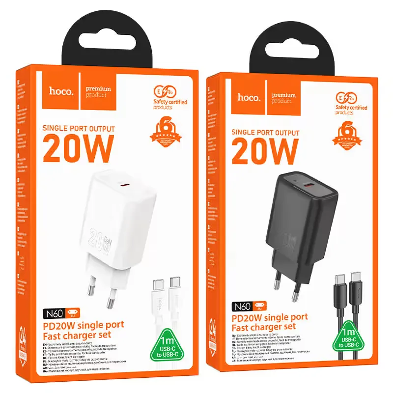 Hoco N60 PD20W Wall Charger (EU)