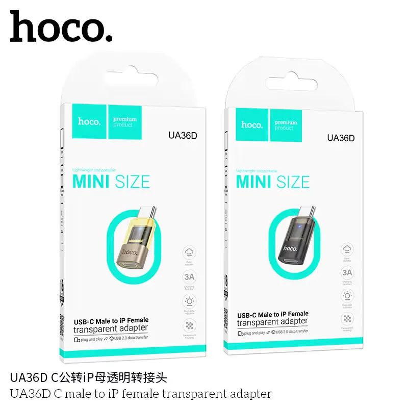 Hoco UA36D Type-C to Lightning Adapter