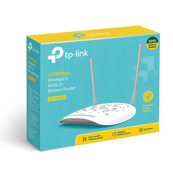TP-Link TD-W8961N 300Mbps ADSL2+ Modem Router