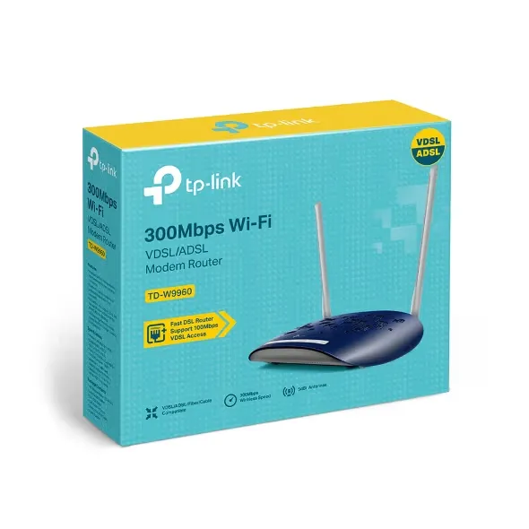 TP-Link TD-W9960 300Mbps VDSL/ADSL Modem Router